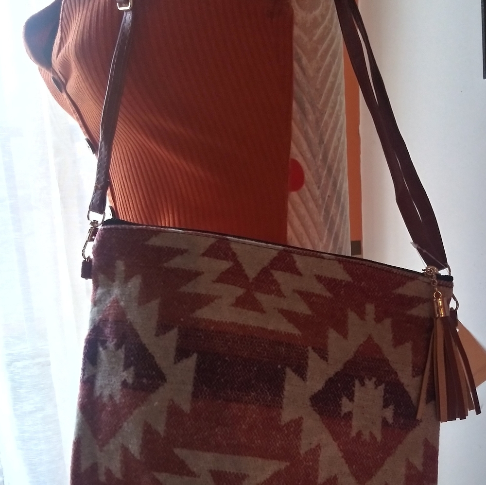 2 in 1 shoulder bag/wristlet - Picture 4 of 7